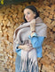 Tørklæde – Vamset Beige Rose - VIAMAJA.DK