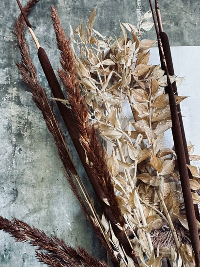 Tørret blomster – Brown mix - VIAMAJA.DK
