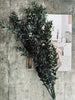 Tørret blomster – Dark green ROSSA