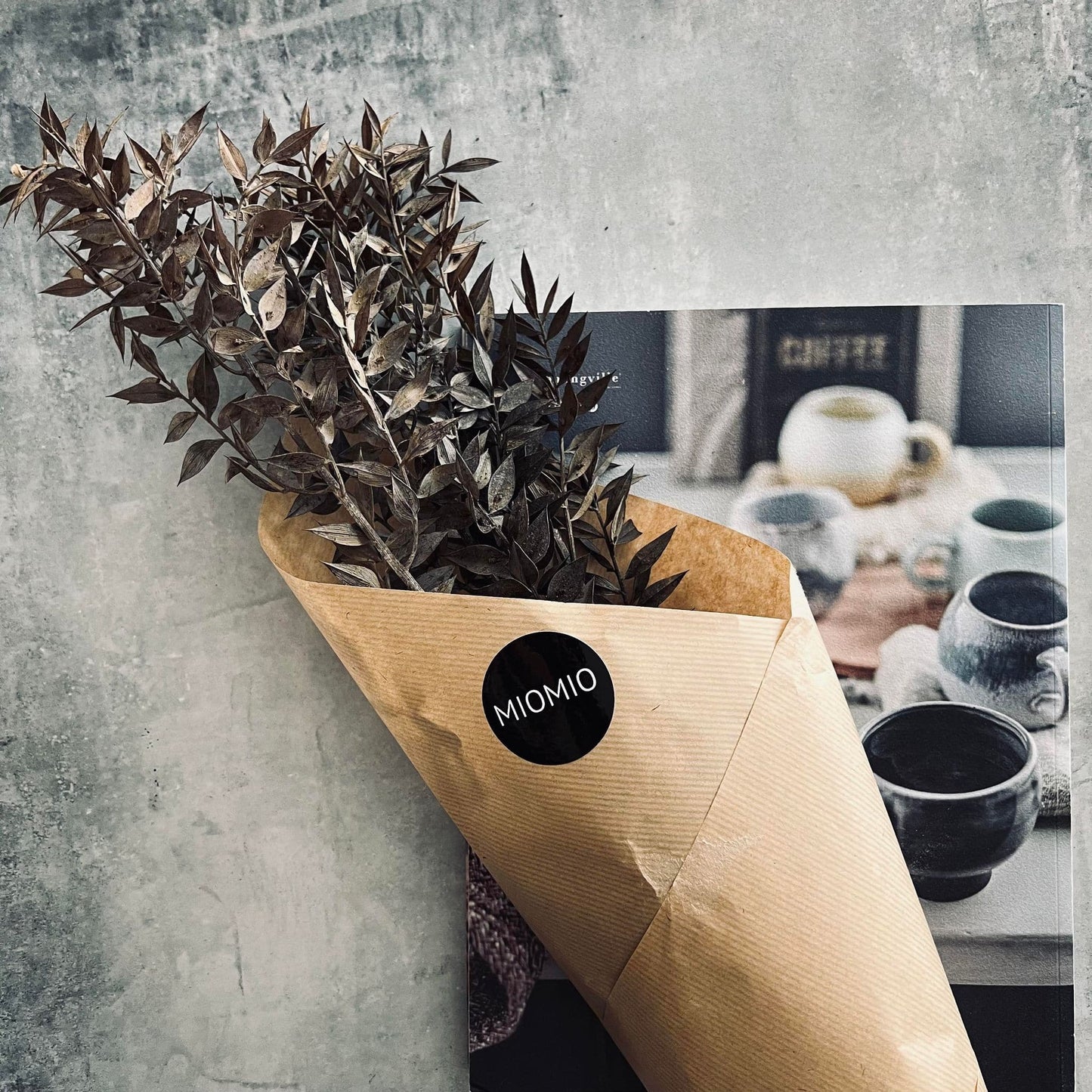 Tørret blomster - Mocca ROSSA - VIAMAJA.DK
