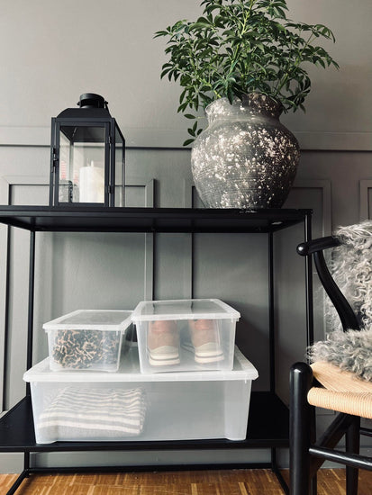 Transparent kasse med låg - Medium - VIAMAJA.DK