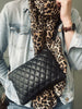 TREND Clutch Black quilt