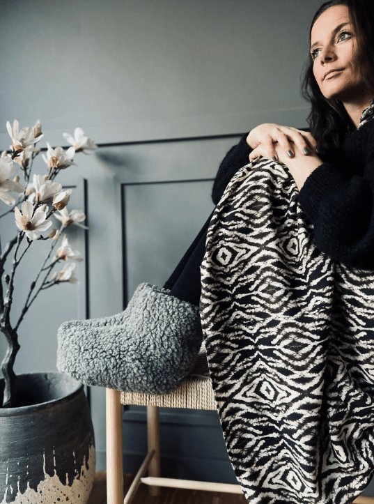 Uld støvler - Skridsikker Grå - størrelse 42 - VIAMAJA.DK