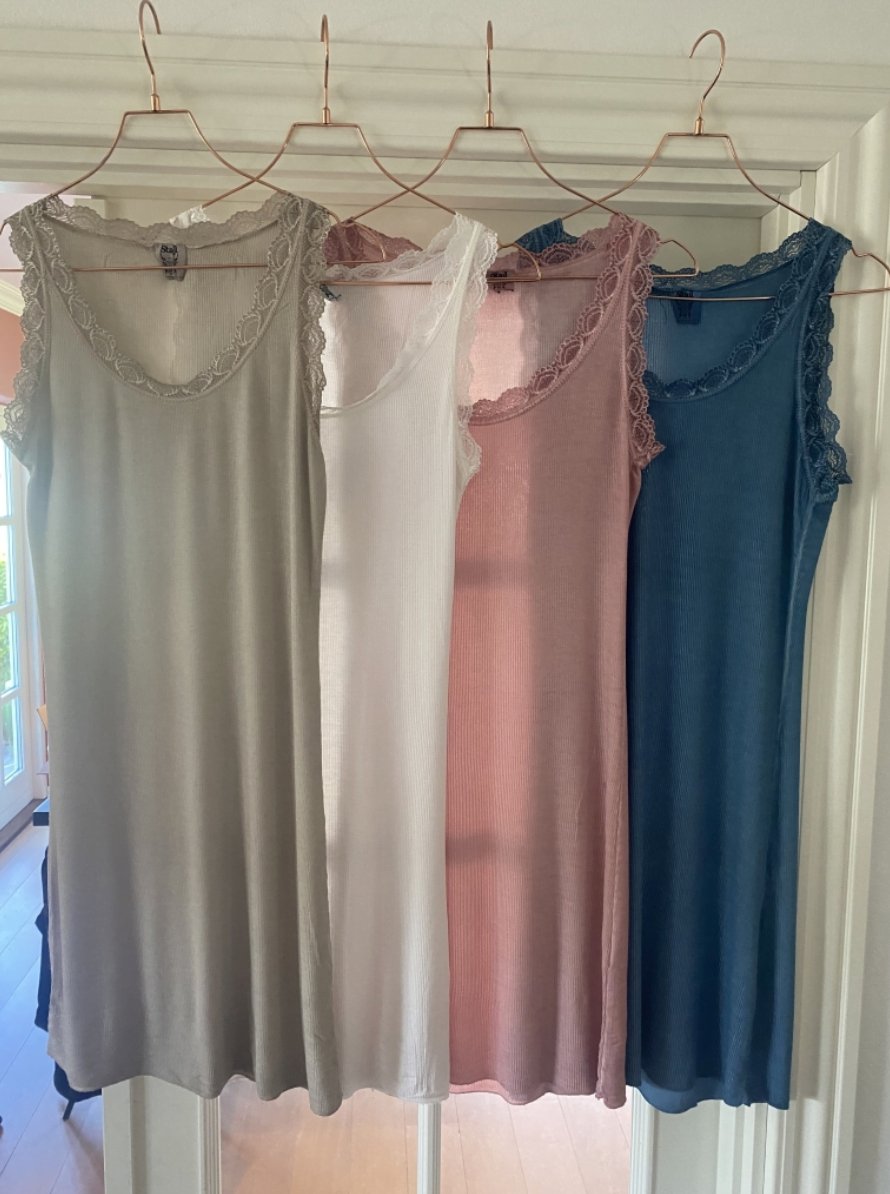 Underkjole daily med blonde – Beige - VIAMAJA.DK