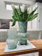 Vase 18cm Mundblæst glas – Green - VIAMAJA.DK