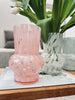 Vase 18cm Mundblæst glas – Rose