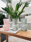 Vase 18cm Mundblæst glas – White - VIAMAJA.DK