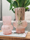 Vase 26cm Mundblæst glas – Rose - VIAMAJA.DK