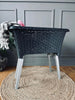 Vasketøjskurv med foldbar ben - Dark grey