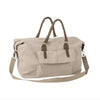 Weekendtaske - Beige kanvas