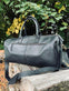 Weekendtaske - Black leather - VIAMAJA.DK