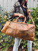 Weekendtaske - Brown leather