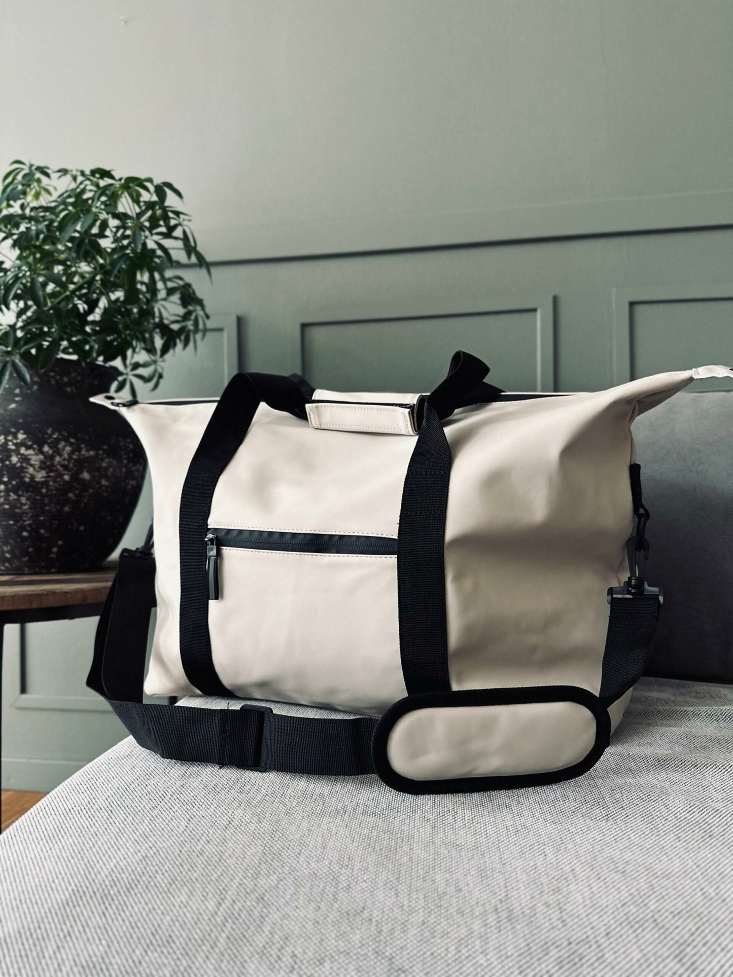 Weekendtaske NEOPRENE – Off white - VIAMAJA.DK