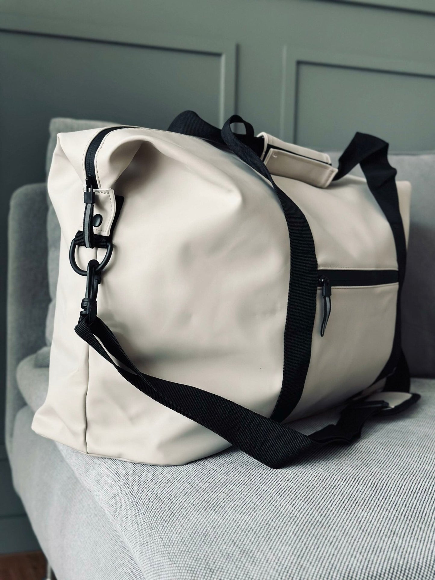Weekendtaske NEOPRENE – Off white - VIAMAJA.DK