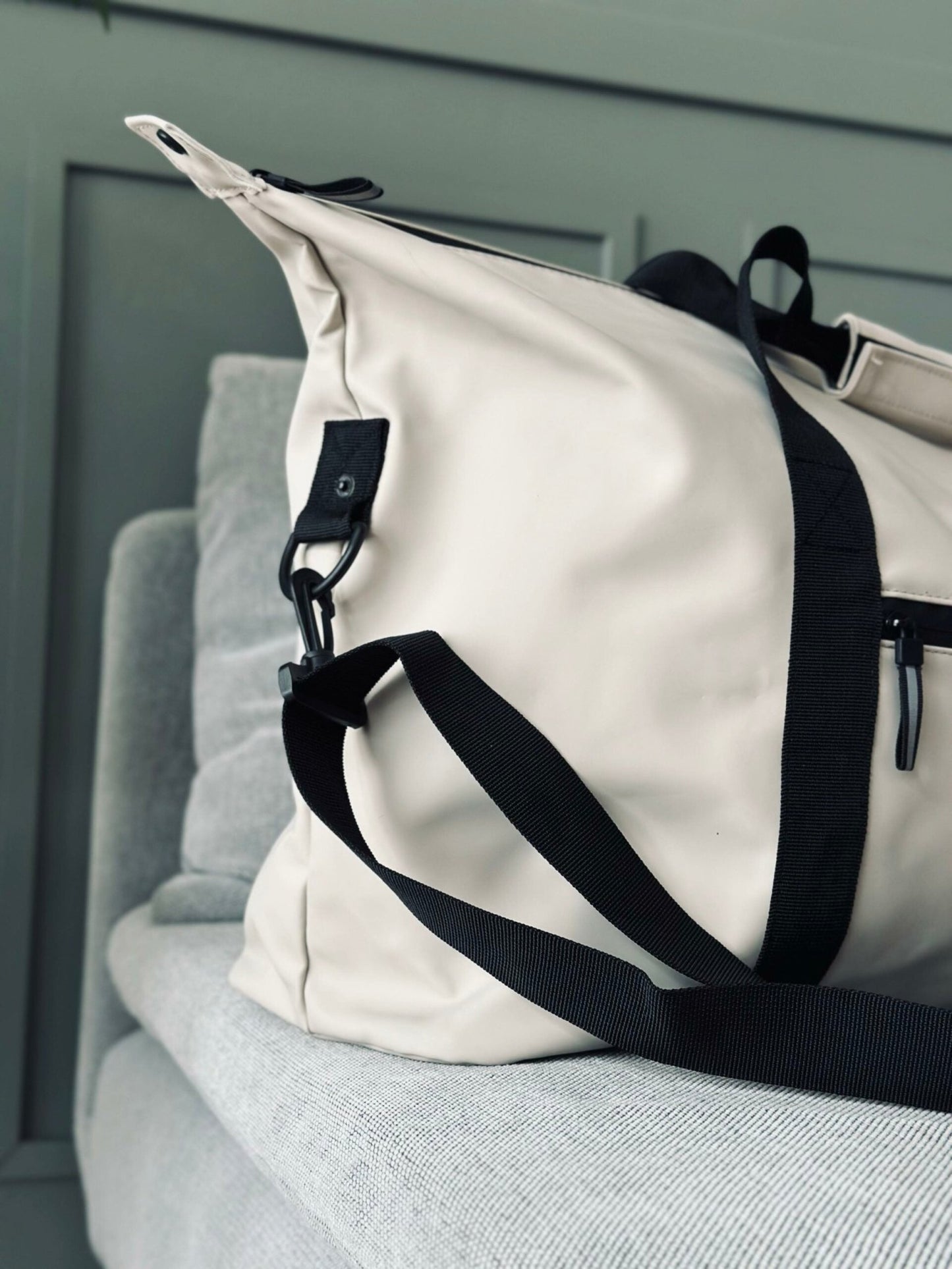 Weekendtaske NEOPRENE – Off white - VIAMAJA.DK