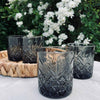 Whisky glas / vandglas 4 stk - Røgfarve