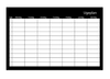 Whiteboard Ugeplan -  60x40cm - Tilbehør medfølger
